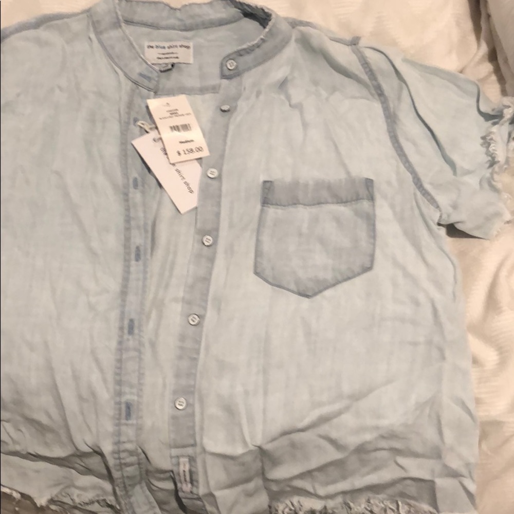 Denim button down. The blue shirt shop montauk